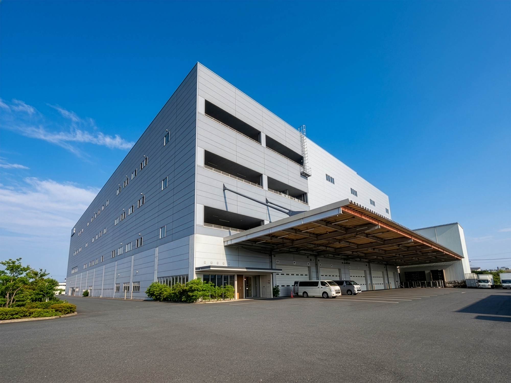 NWL市川原木物流センターの外観